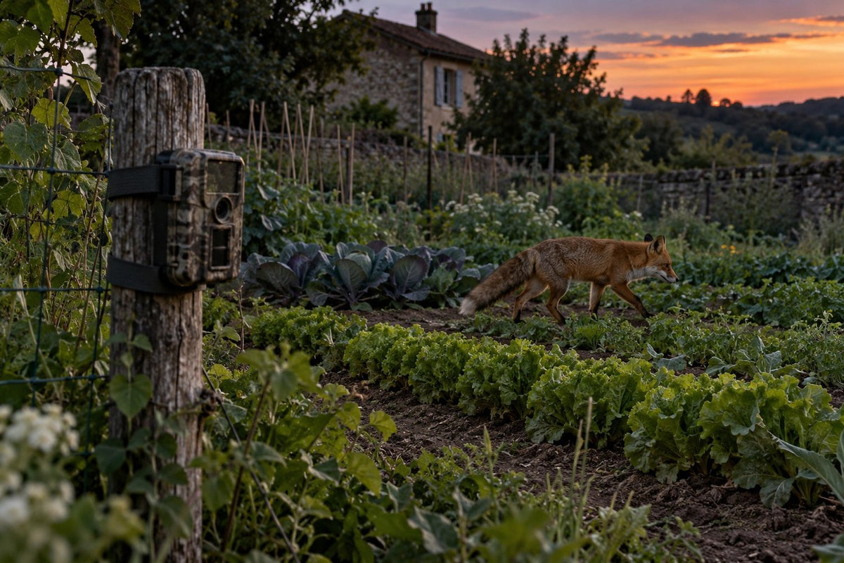 Caméra de chasse au jardin : qui abîme vos plantations la nuit ?
