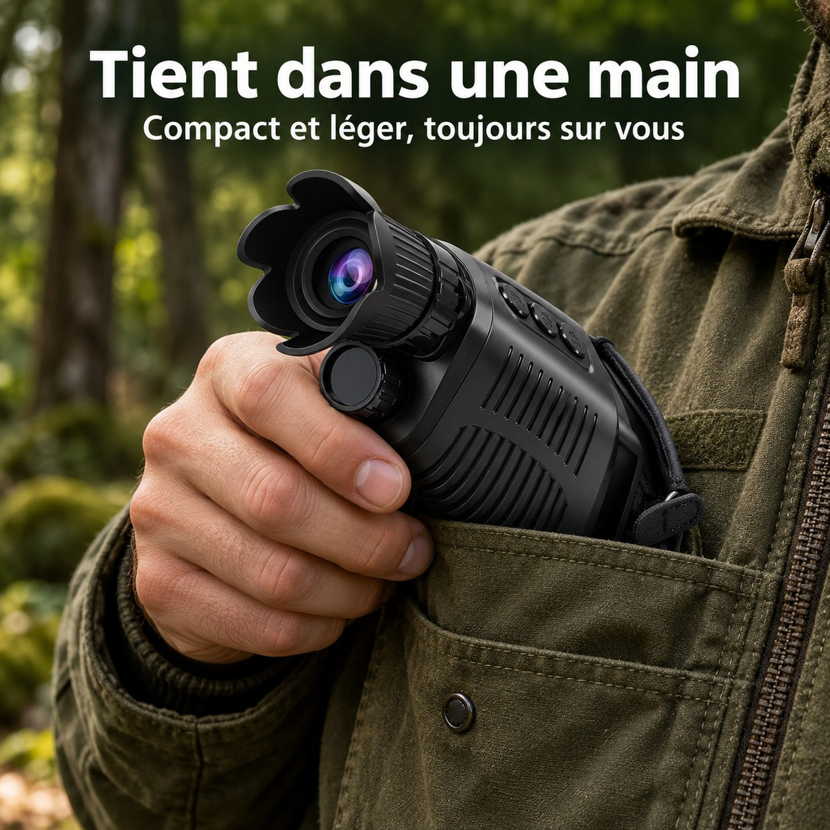 Compact et léger, tient dans une main