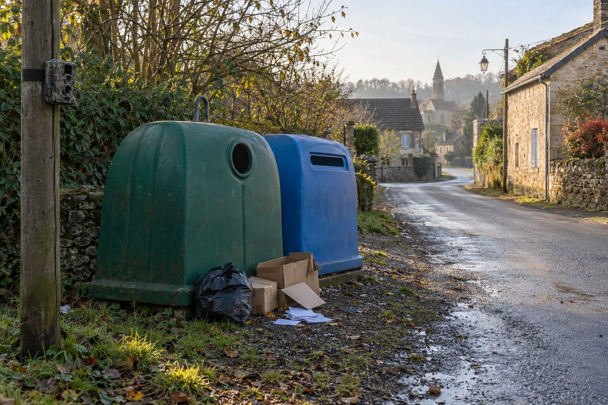 Caméra contre les dépôts sauvages : ce qu'une mairie peut installer