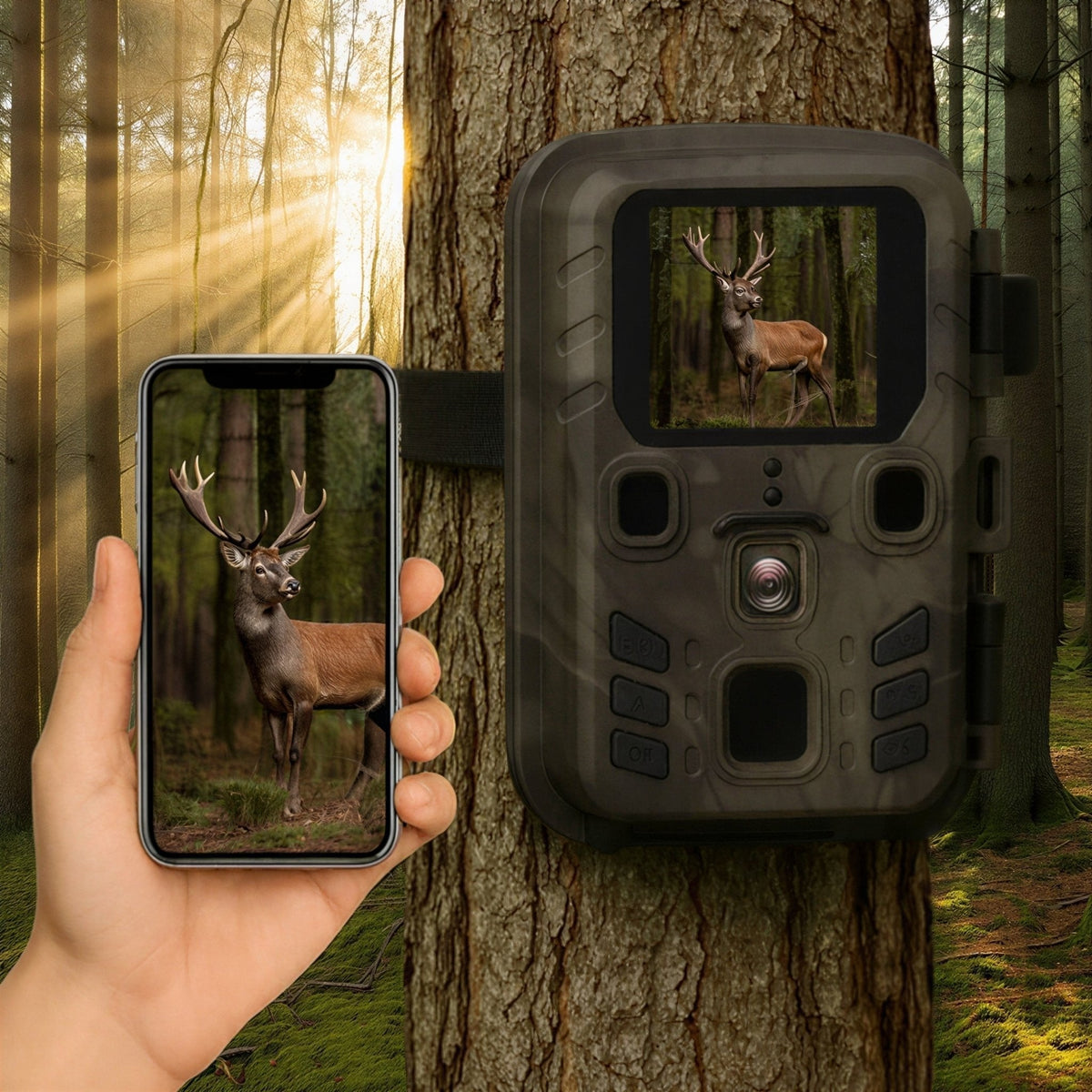 Caméra de terrain Wi‑Fi 4K – vue 1