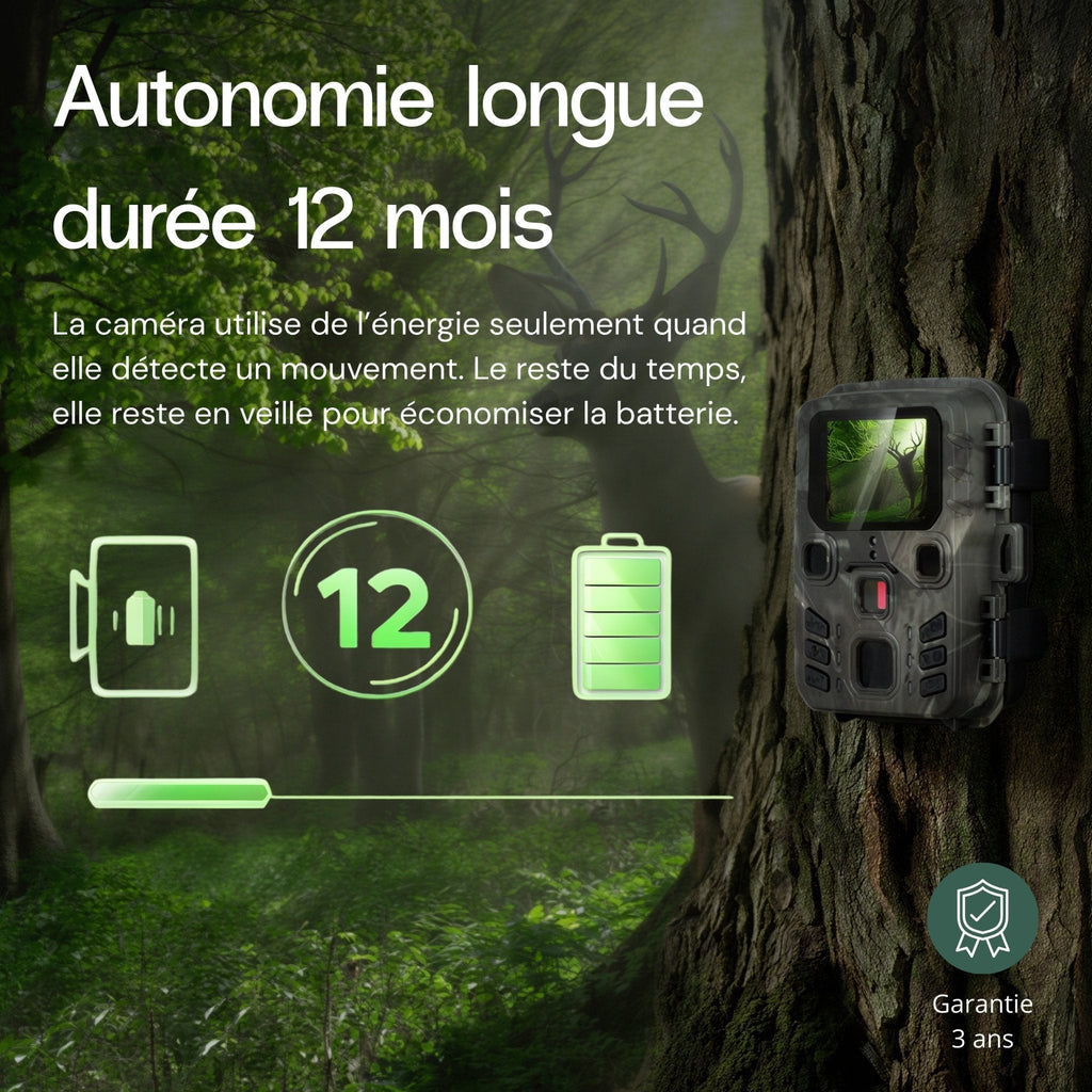 Caméra de terrain Wi‑Fi 4K – vue 10