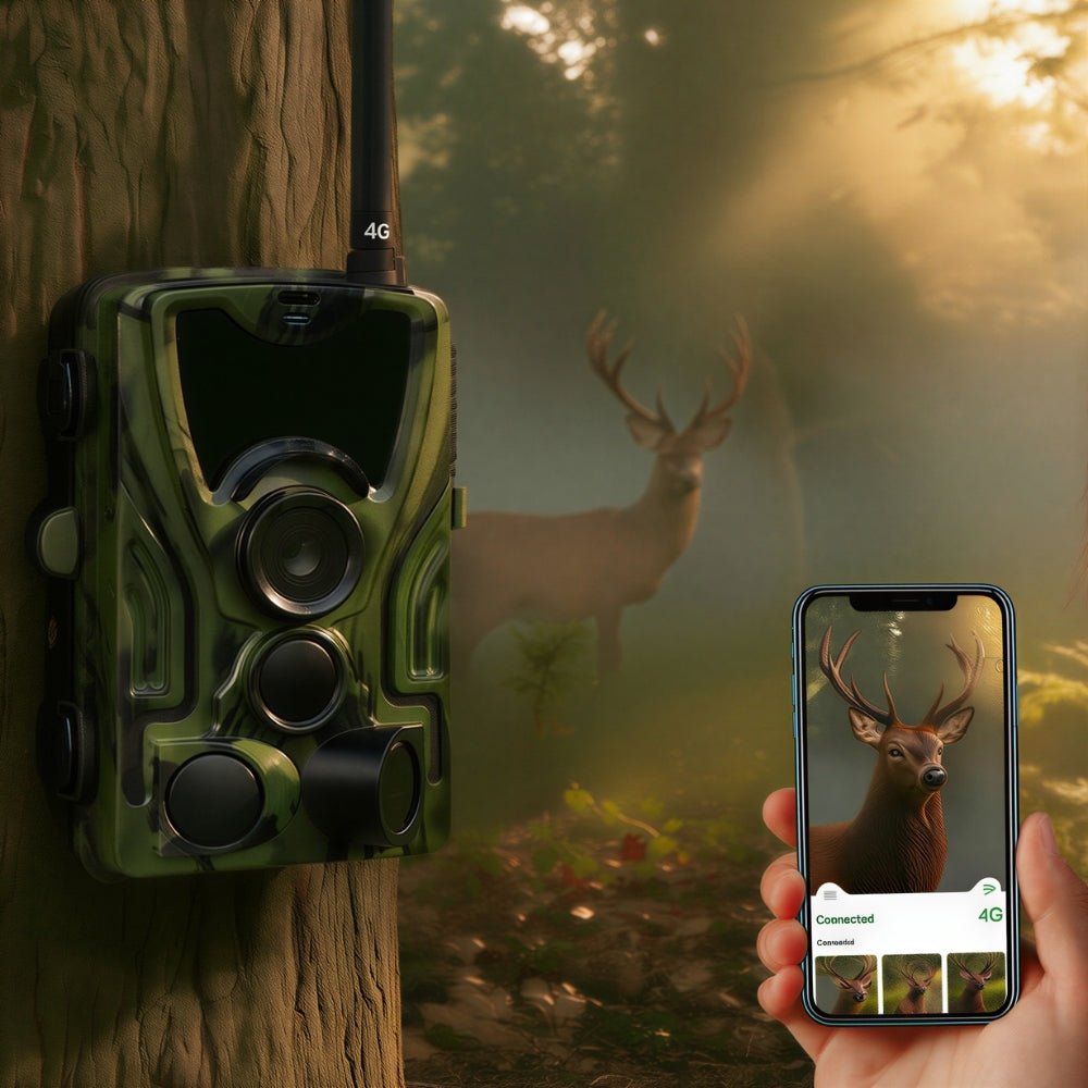 Caméra de terrain 4G+ 4K avec écran – vue 1