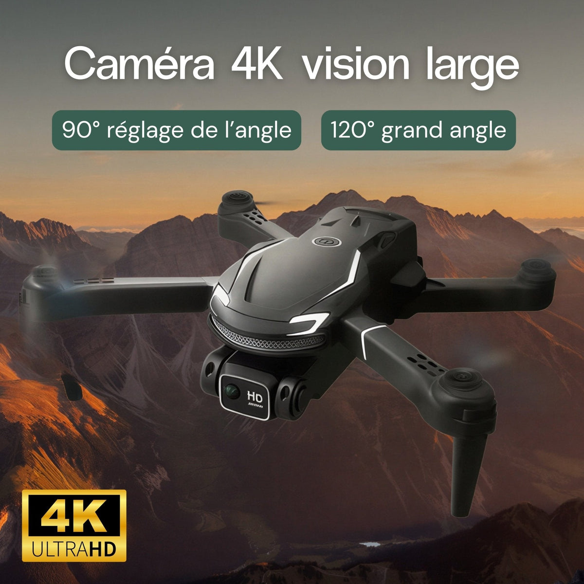 Drone vidéo 4K – vue 3