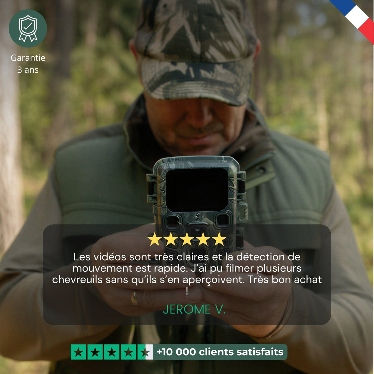 Caméra de terrain Wi‑Fi 4K – vue 12