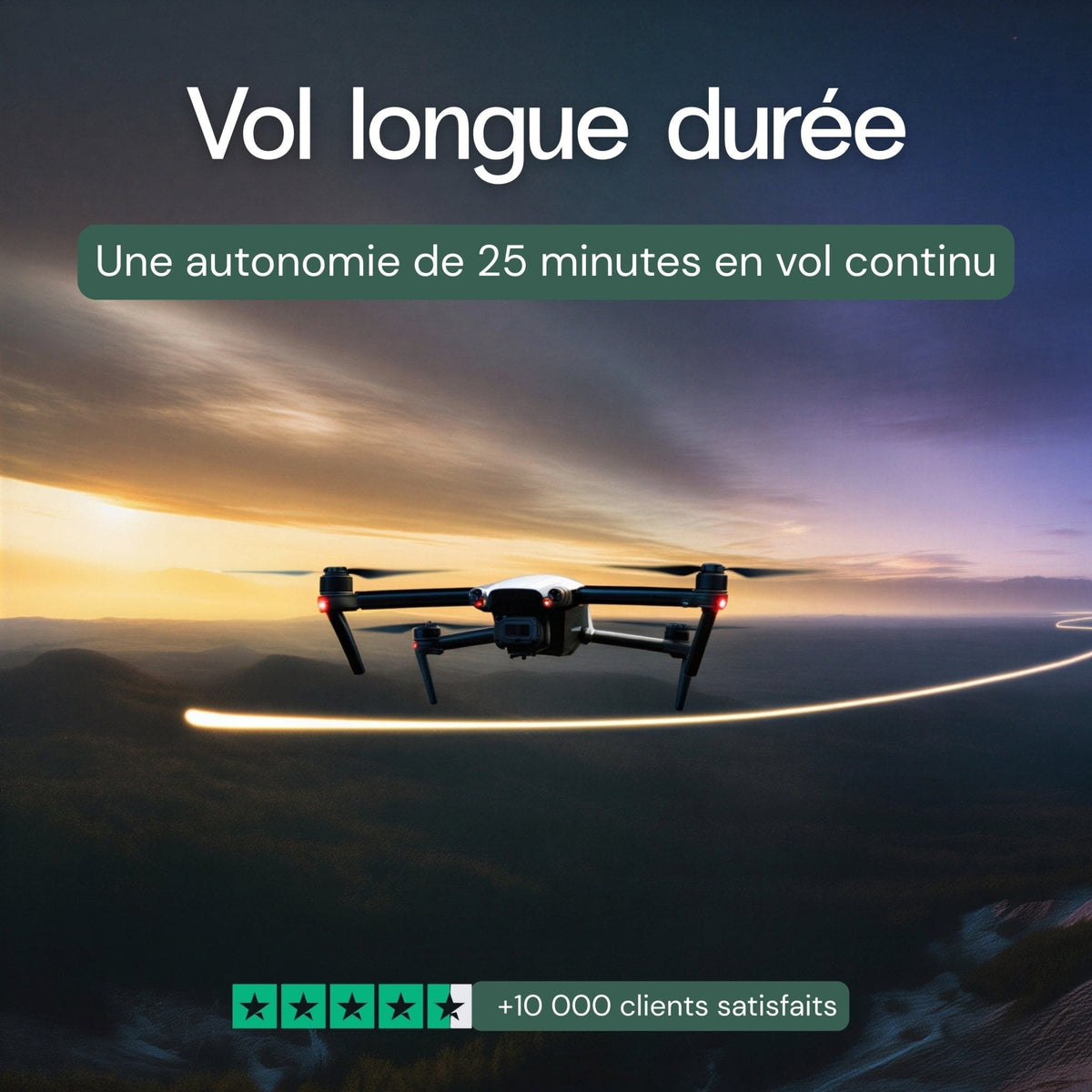 Drone vidéo 4K – vue 6