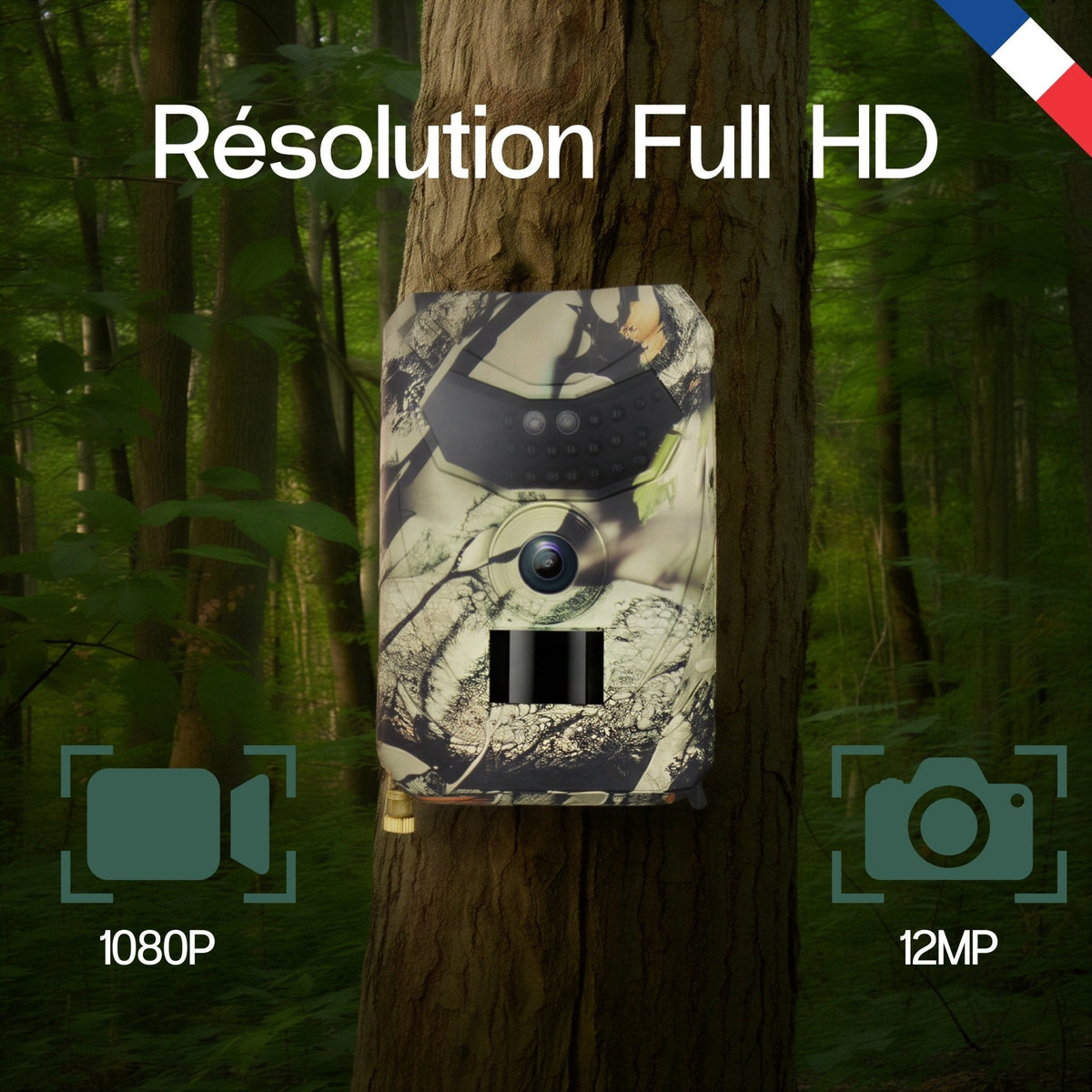 Caméra de terrain Full HD – vue 3