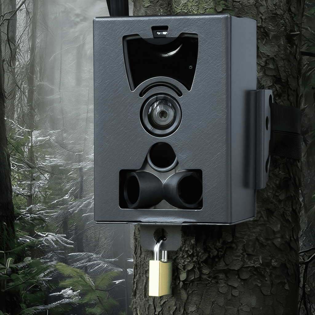 Boîtier antivol pour caméra de terrain – vue 1