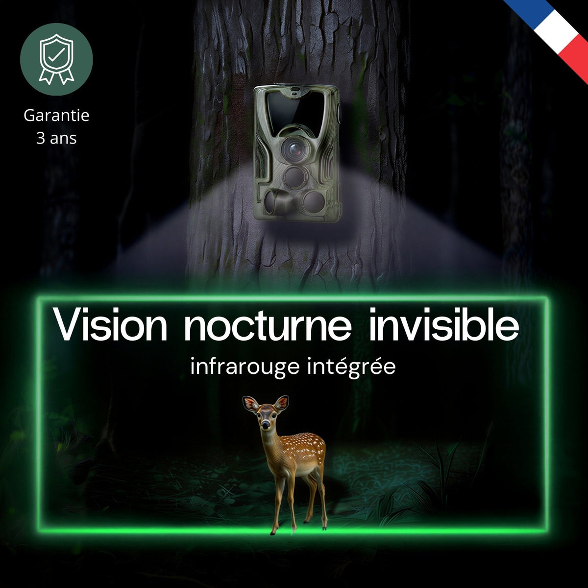 Caméra de terrain Full HD avec écran – vue 8