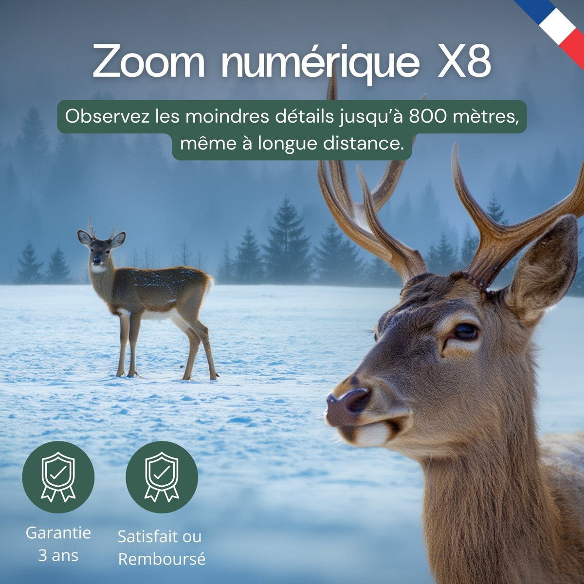 Jumelles de vision nocturne 4K – autonomie 20 h – vue 5