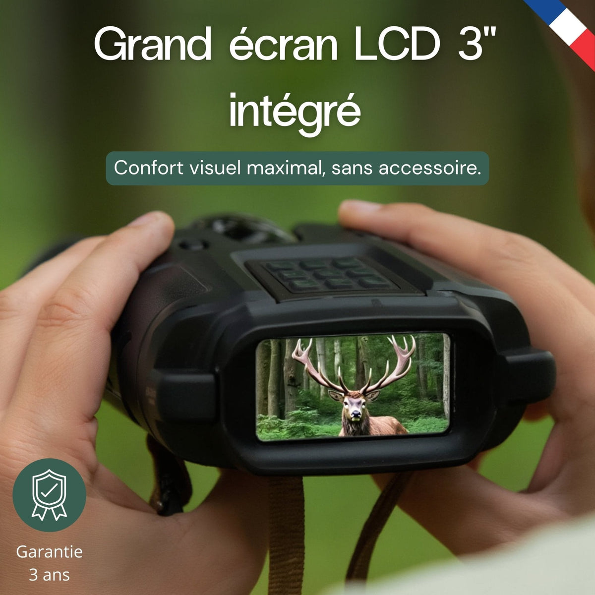 Jumelles de vision nocturne 4K – autonomie 20 h – vue 7