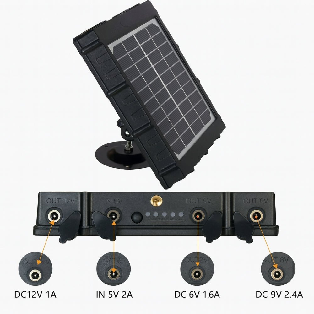 Panneau solaire pour caméra de chasse – vue 5