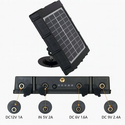 Panneau solaire pour caméra de chasse – vue 5