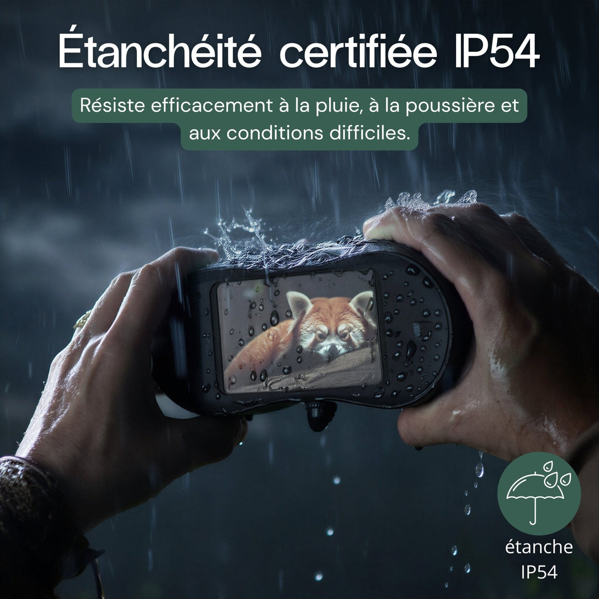 Jumelles de vision nocturne 4K – autonomie 8 h – vue 7
