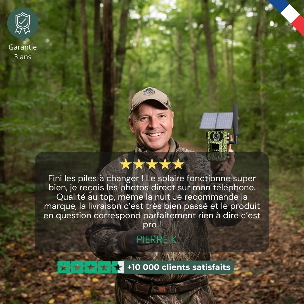 Caméra de terrain solaire 4G 4K – vue 11