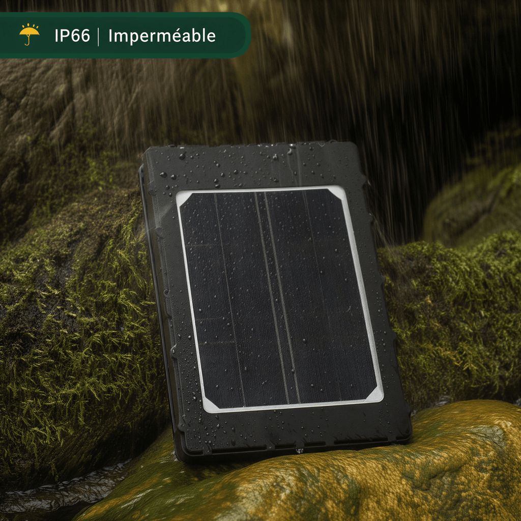 Panneau solaire pour caméra de chasse – vue 2
