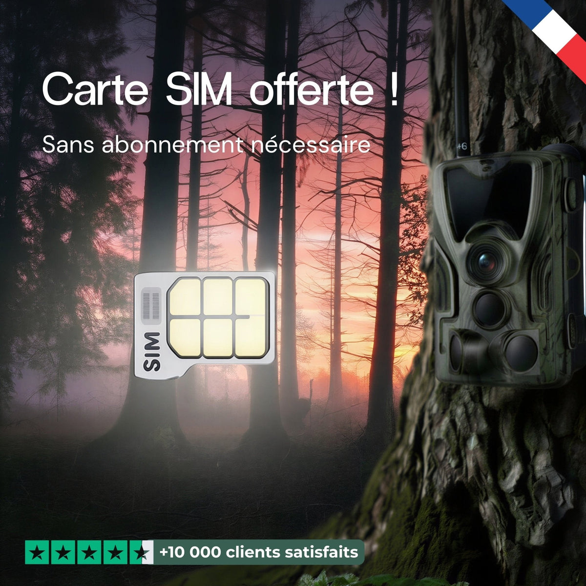 Caméra de terrain 4G+ 4K avec écran – vue 9