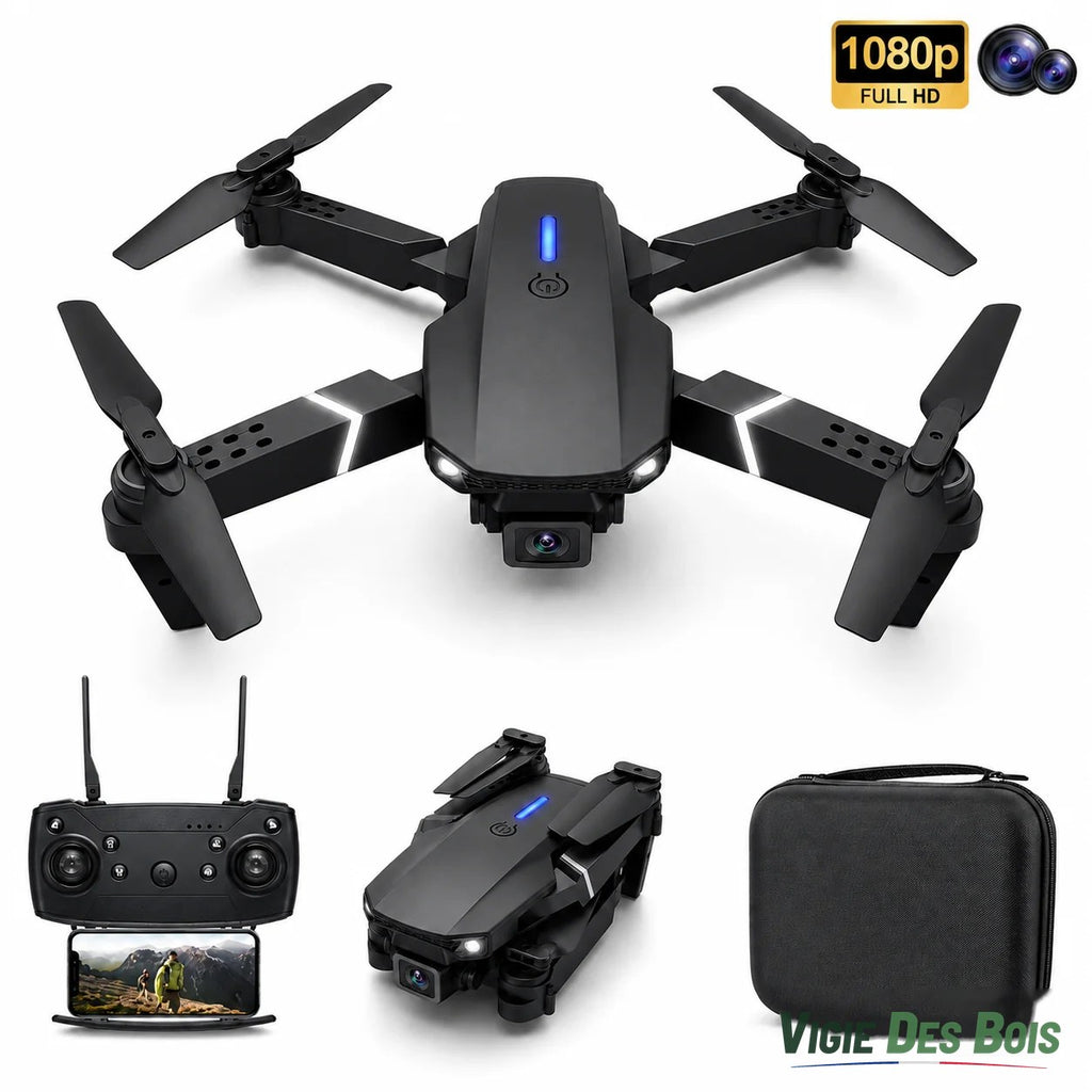 Drone 1080P WiFi Pliable – Premier Drone