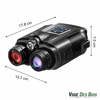 Jumelles de Vision Nocturne 4K - Autonomie 12 heures