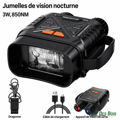 Jumelles de Vision Nocturne - Autonomie 3 heures