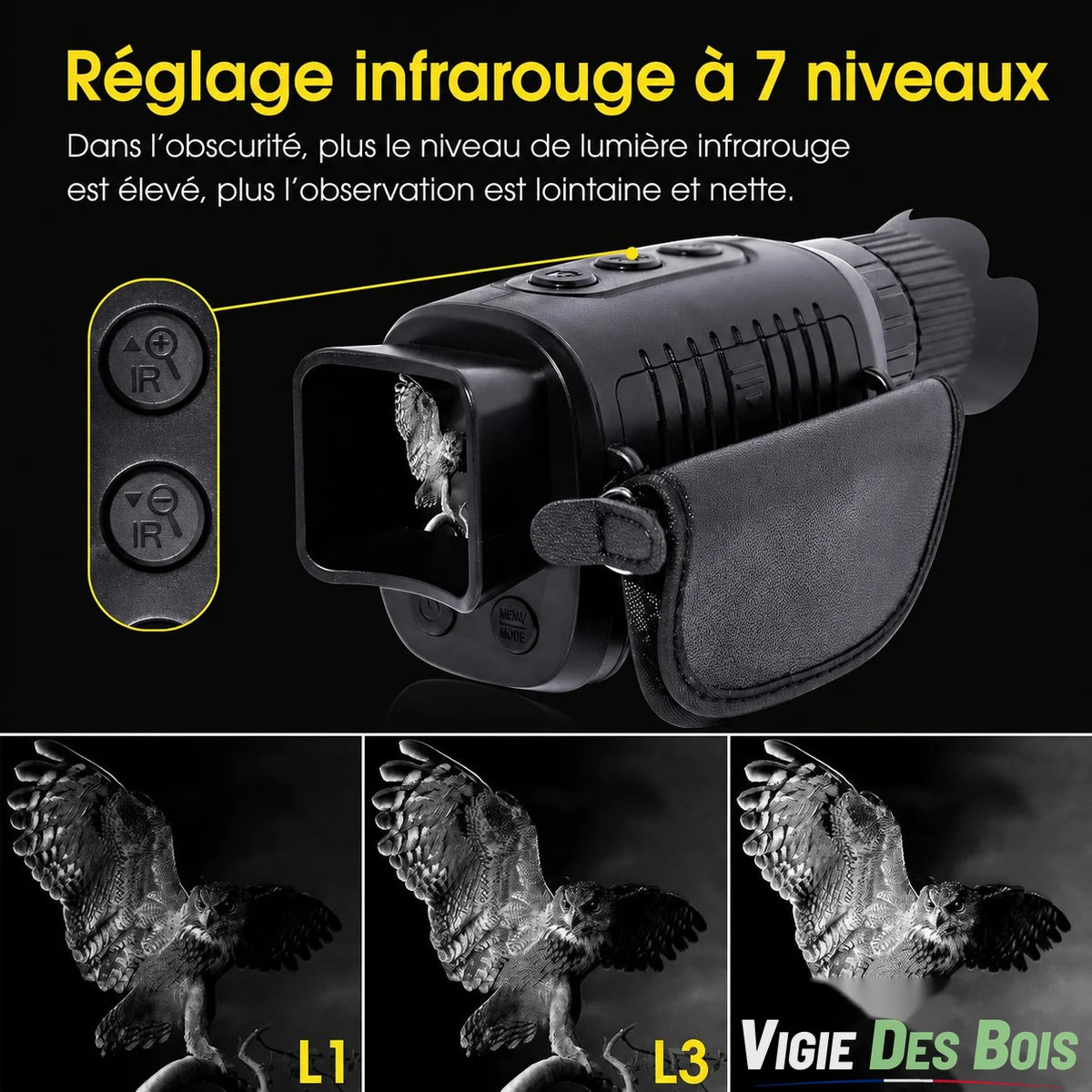 Monoculaire de Vision Nocturne HD