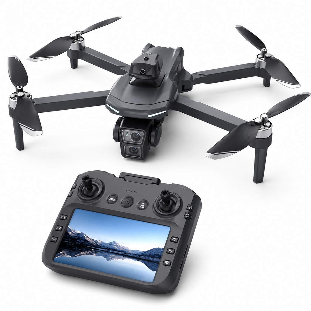 Drone GPS WiFi FPV – Écran 5,6” & 3 Batteries