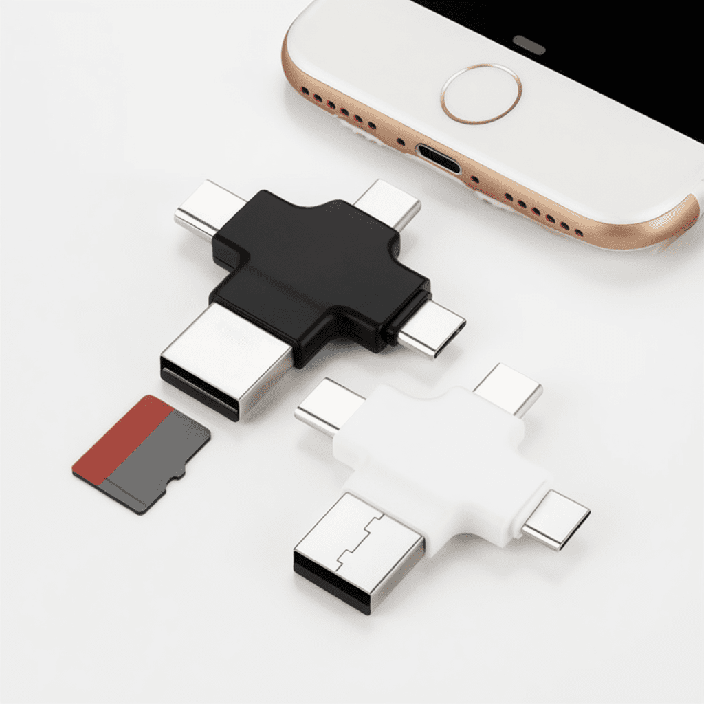 Lecteur de carte SD pour iPhone et Android – vue 1