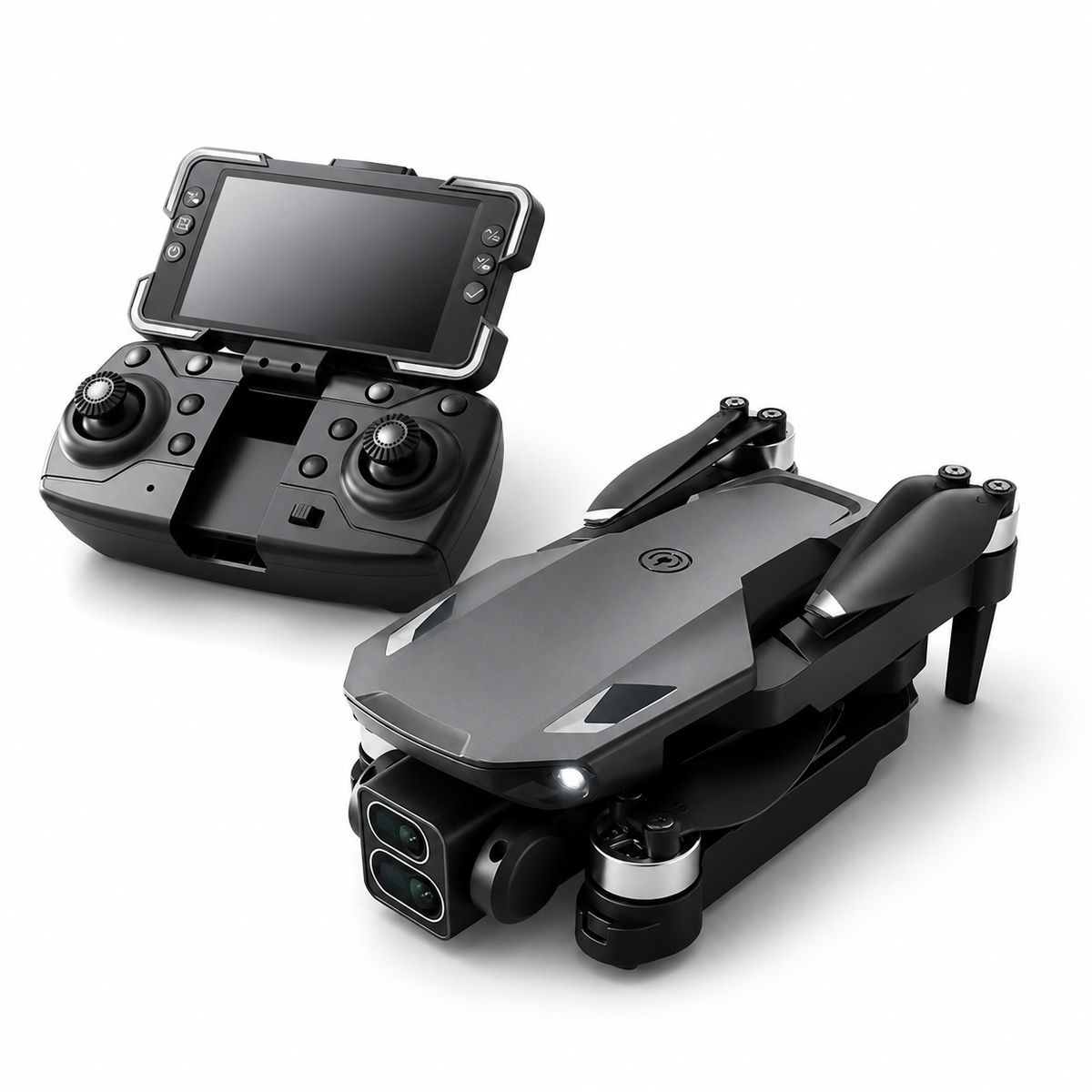 Drone Pliable WiFi FPV – Écran Intégré & 3 Batteries