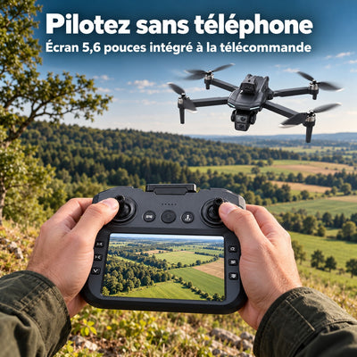 Télécommande avec écran 5,6 pouces intégré, pilotage sans téléphone