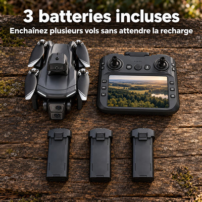 3 batteries incluses