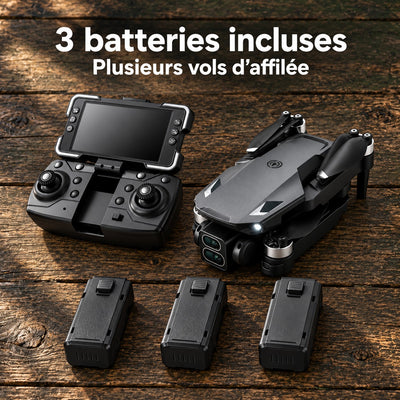 3 batteries incluses