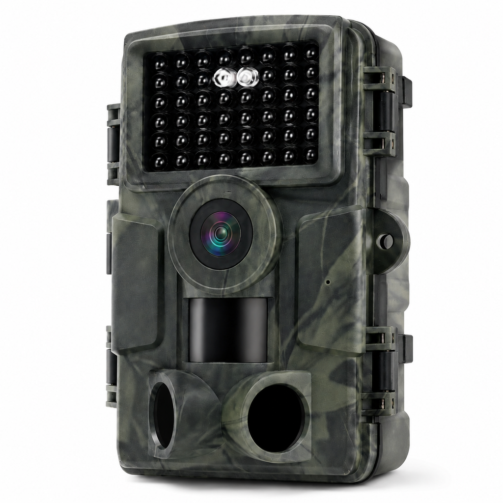 Caméra de Chasse WiFi 32 MP Full HD – Photos sur Mobile à Proximité, Vision Nocturne 46 LED